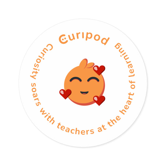 Curiosity Soars with the Teachers at the Heart of Learning Sticker