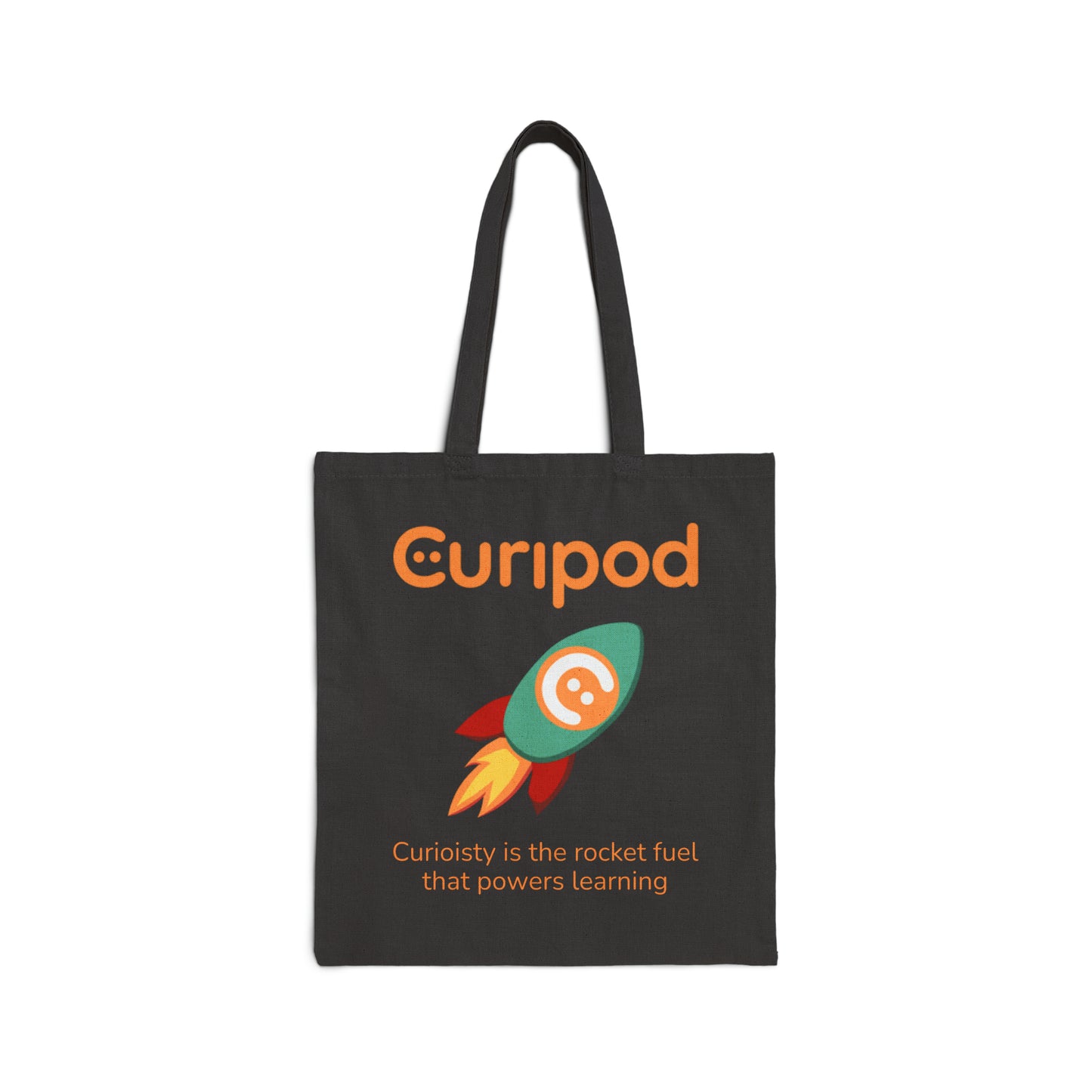 Curiosity is the Rocket Fuel that Powers Learning Cotton Canvas Tote Bag